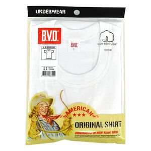 BVD純棉圓領衫<XL>